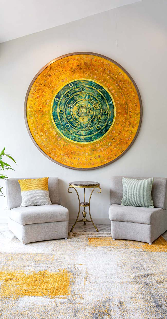 Living room mural