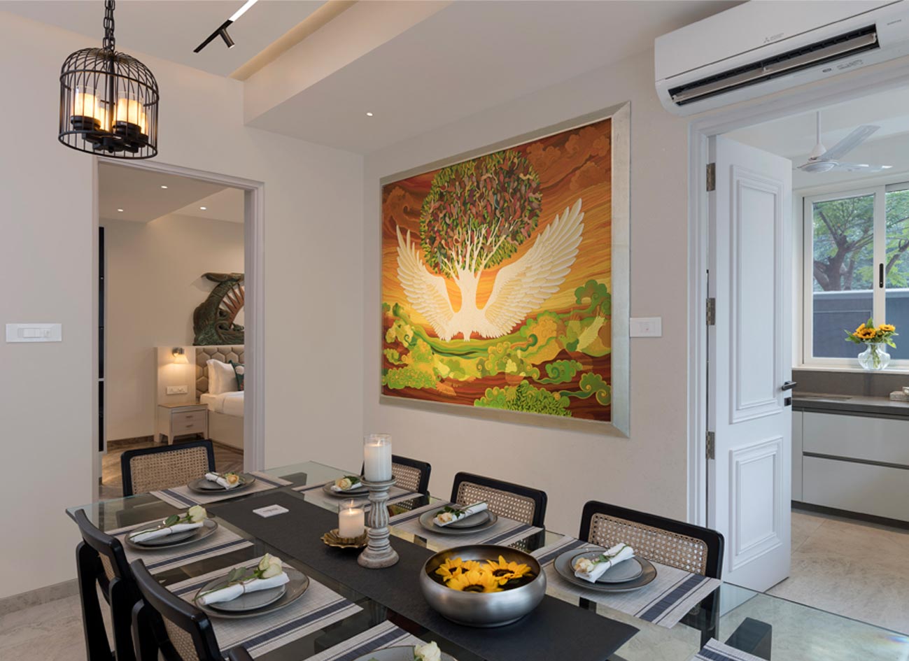 Dining area painting